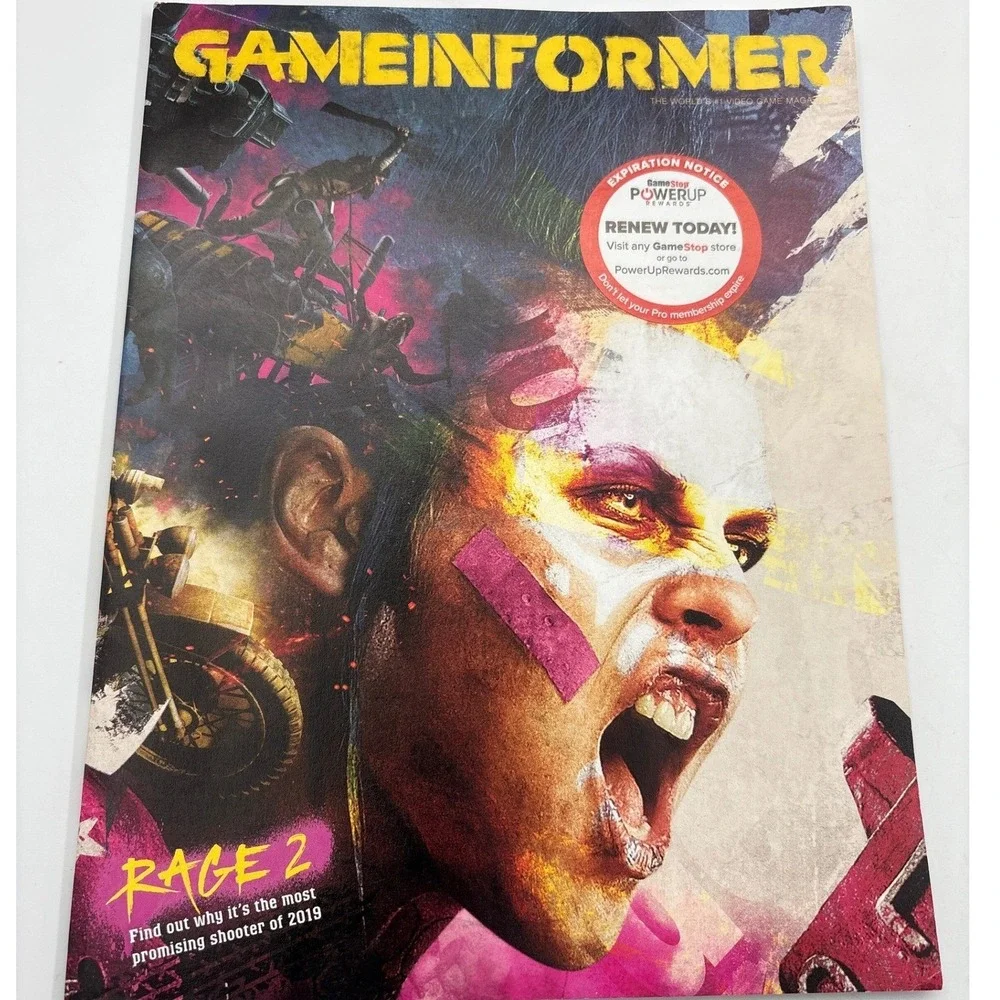 Game Informer Rage 2 Magazine 2019 Bethesda Issue 309 Collectible